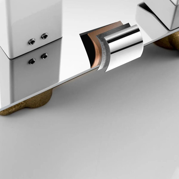 Смеситель для раковины настенный Gappo Futura G1017-12, белый/хром фото 5