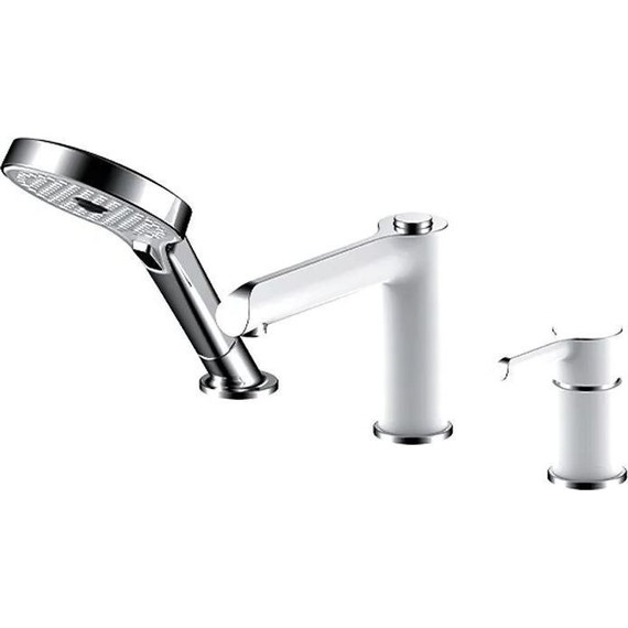 Смеситель для ванны Gappo G1103-8, белый/хром фото 
