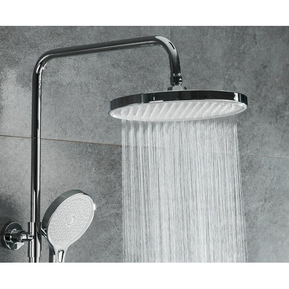 Душевая стойка с термостатом Gappo G2403-48, белый/хром фото 4