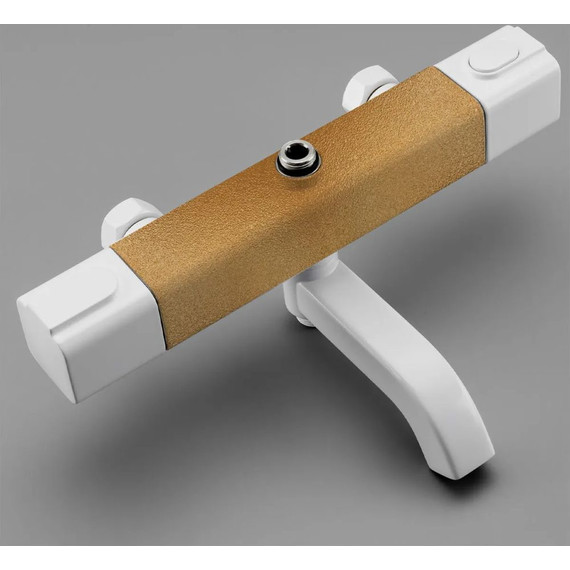 Душевая стойка с термостатом Gappo G2491-8, белый, Цвет производителя: белый - 6 Душевая стойка с термостатом Gappo G2491-8, белый, Цвет производителя: белый фото 6