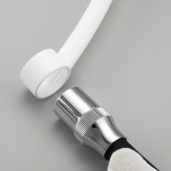 Смеситель для кухни Gappo G4048-8, белый/черный фото 6