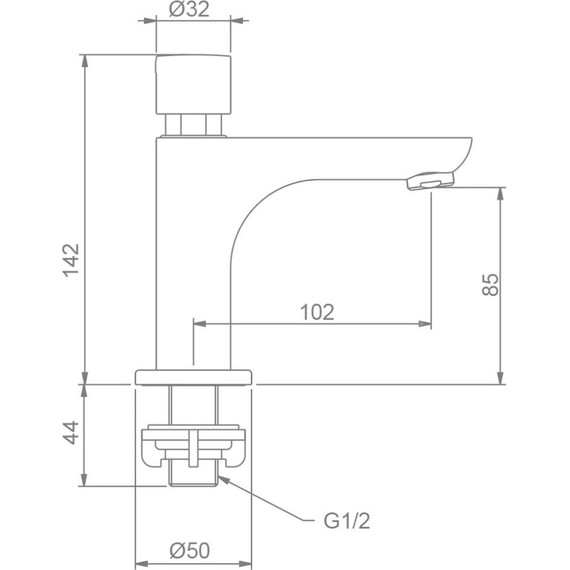 Смеситель для раковины Gappo G5148, белый/хром фото 8