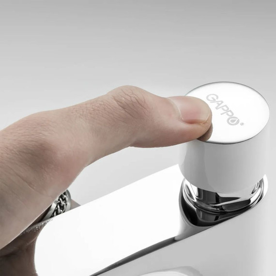 Смеситель для раковины Gappo G5148, белый/хром фото 3