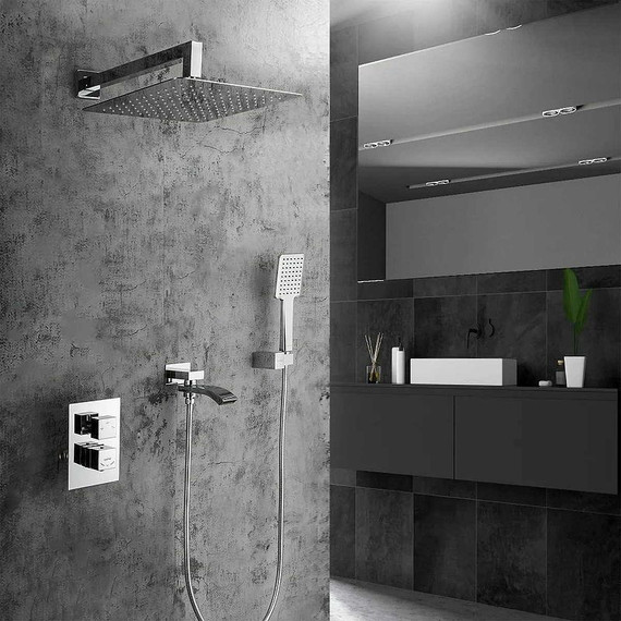 Душевая система для ванны с термостатом Gappo G7107-40 фото 10