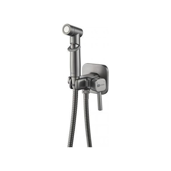 Набор для гигиенического душа Lemark Solo LM7165GM, графит фото 