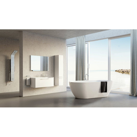 Ванна отдельностоящая Ravak Freedom O 169х80 см XC00100032 (чёрный слив) - 10 Ванна отдельностоящая Ravak Freedom O 169х80 см XC00100032 (чёрный слив) фото 10