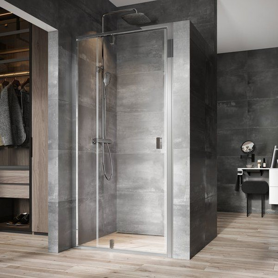 Душевая дверь Ravak Nexty NDOP2 120 см 03OG0C00Z1, алюминий/прозрачное фото 