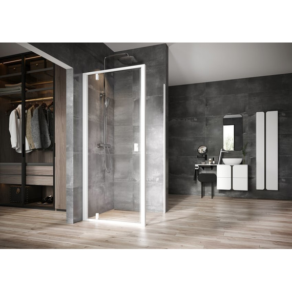 Душевое ограждение Ravak Nexty NDOP1+NPSS 80х80 см 03O40101Z1+90O40100Z1, белый/прозрачное - 2 Душевое ограждение Ravak Nexty NDOP1+NPSS 80х80 см 03O40101Z1+90O40100Z1, белый/прозрачное фото 2