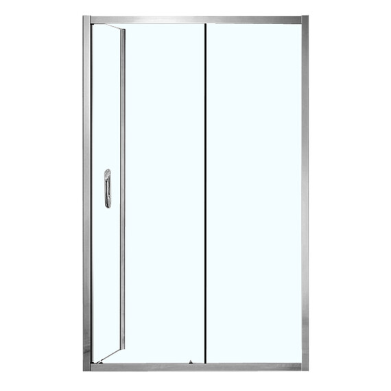 Душевое ограждение Azario Milton 120х80 см AZ-ND1131 R 1200, хром/прозрачное фото 