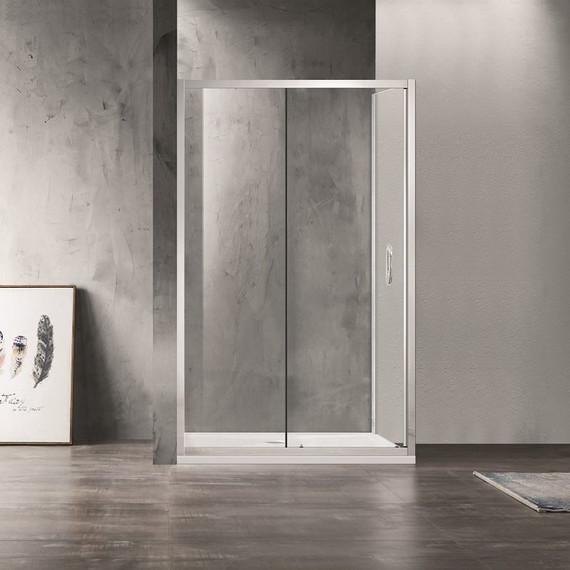 Душевое ограждение Azario Milton 120х80 см AZ-ND1131 L 1200, хром/прозрачное - 2 Душевое ограждение Azario Milton 120х80 см AZ-ND1131 L 1200, хром/прозрачное фото 2