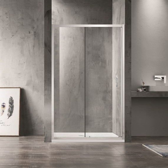 Душевая дверь Azario Milton 120 см AZ-ND6121 1200, хром/прозрачное - 2 Душевая дверь Azario Milton 120 см AZ-ND6121 1200, хром/прозрачное фото 2