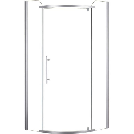 Душевое ограждение Azario Edmonton 90х90 см AZ-NNC2231 900 (стекло 8 мм) хром/прозрачное фото 2