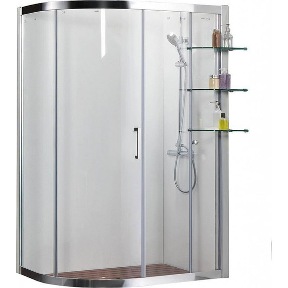 Душевое ограждение Azario Victoria AZ-NNQ2131-1-L 120х90 см (стекло 8 мм) хром/прозрачное - 3 Душевое ограждение Azario Victoria AZ-NNQ2131-1-L 120х90 см (стекло 8 мм) хром/прозрачное фото 3