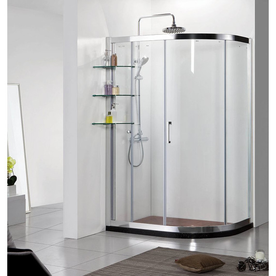 Душевое ограждение AZARIO Victoria AZ-NNQ2131-1-R 120х90 см (стекло 8 мм) хром/прозрачное - 4 Душевое ограждение AZARIO Victoria AZ-NNQ2131-1-R 120х90 см (стекло 8 мм) хром/прозрачное фото 4