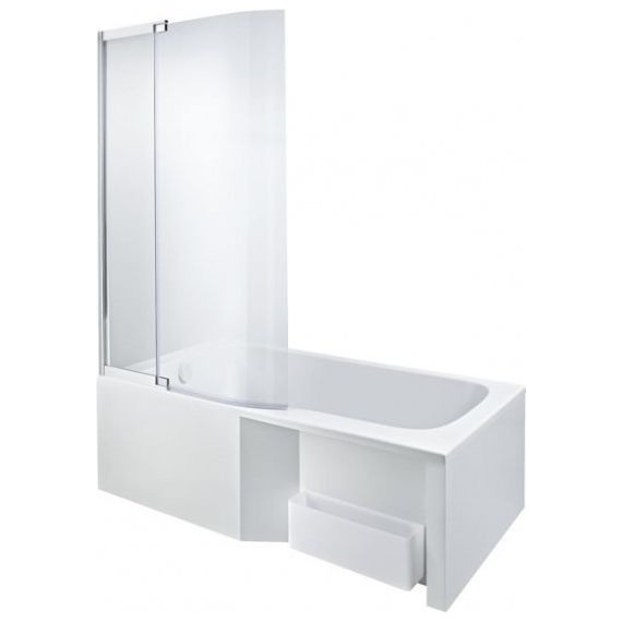 Ванна акриловая Jacob Delafon Bain Douche Malice 160х85 см L E6D066L-00 с ножками - 2 Ванна акриловая Jacob Delafon Bain Douche Malice 160х85 см L E6D066L-00 с ножками фото 2