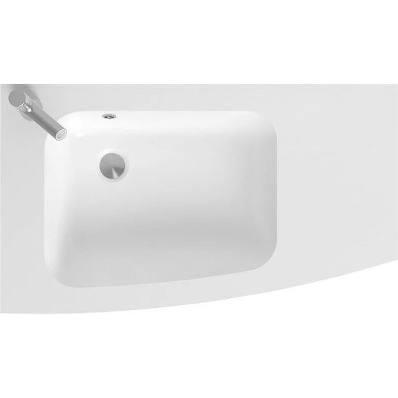 Тумба подвесная с раковиной Jacob Delafon Nona 80 см EB1888RU-442, серый антрацит (стеклянная раковина EB1884RU-DE1) фото 2