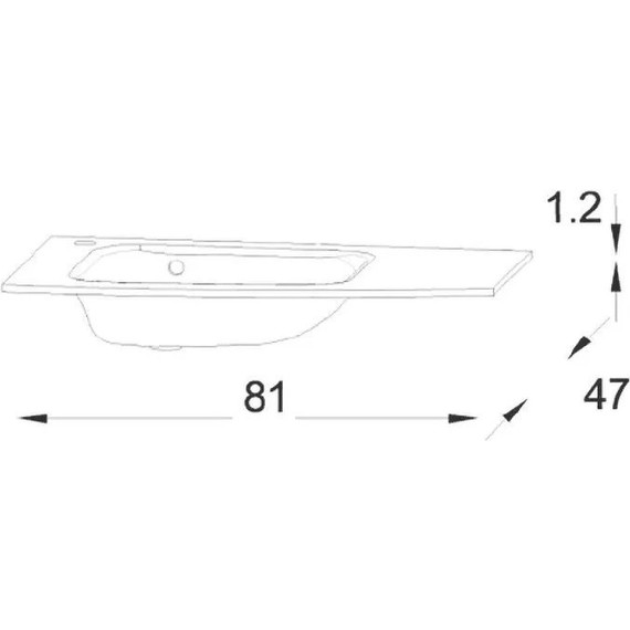 Тумба подвесная с раковиной Jacob Delafon Nona 80 см EB1888RU-G98, темно-синий (стеклянная раковина EB1884RU-DE4, серый матовый) фото 3