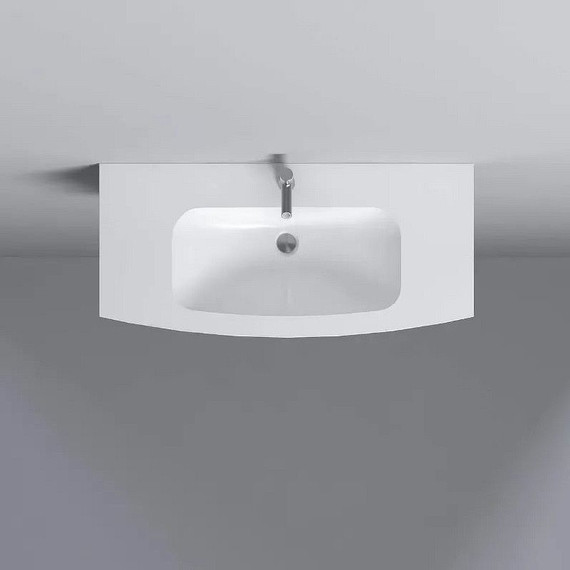 Тумба подвесная с раковиной Jacob Delafon Nona 100 см EB1889RU-442, серый антрацит (стеклянная раковина EB1885RU-DE1) фото 5