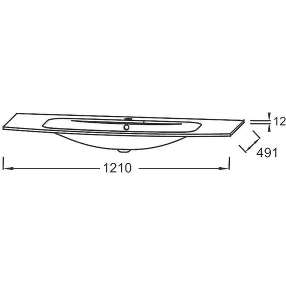 Тумба подвесная с раковиной Jacob Delafon Nona 120 см EB1890RU-G1A, телесный глянцевый (стеклянная раковина EB1886RU-DE1) фото 4