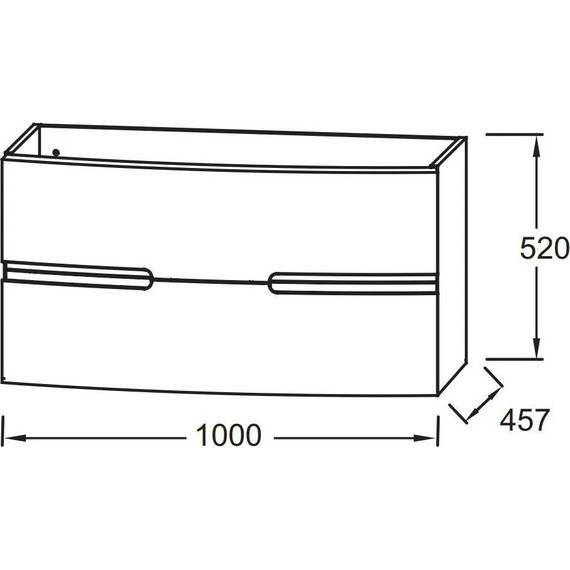 Тумба подвесная с раковиной Jacob Delafon Nona 100 см EB1889RU-G98, темно-синий (стеклянная раковина EB1885RU-DE1) - 5 Тумба подвесная с раковиной Jacob Delafon Nona 100 см EB1889RU-G98, темно-синий (стеклянная раковина EB1885RU-DE1) фото 5