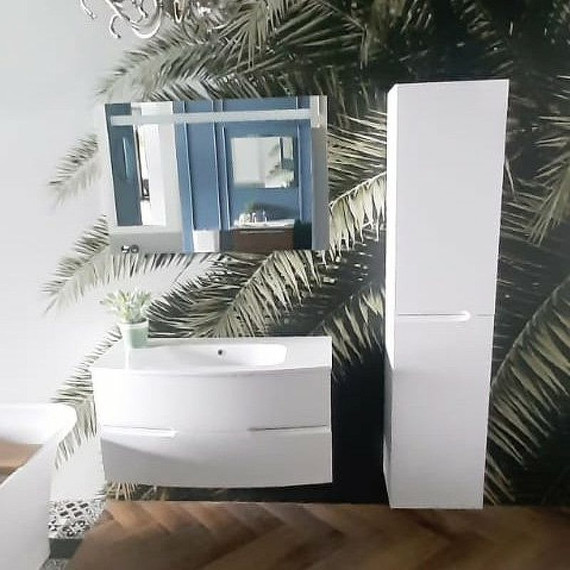 Пенал подвесной Jacob Delafon Nona 30x147 см R EB1892RRU-G1C, белый глянцевый - 5 Пенал подвесной Jacob Delafon Nona 30x147 см R EB1892RRU-G1C, белый глянцевый фото 5