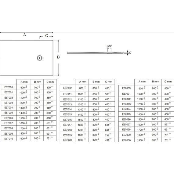 Каменный поддон Jacob Delafon Singulier 150x80 см E67016-SHM - 4 Каменный поддон Jacob Delafon Singulier 150x80 см E67016-SHM фото 4