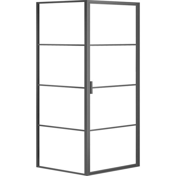 Душевое ограждение Azario Richmond 90х90 см AZNAG1221900, черный/прозрачное - 2 Душевое ограждение Azario Richmond 90х90 см AZNAG1221900, черный/прозрачное фото 2