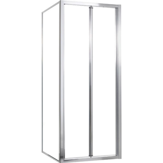 Душевое ограждение Azario Toronto AZ-NAA1432B 80х80 см, алюминий/прозрачное фото 2