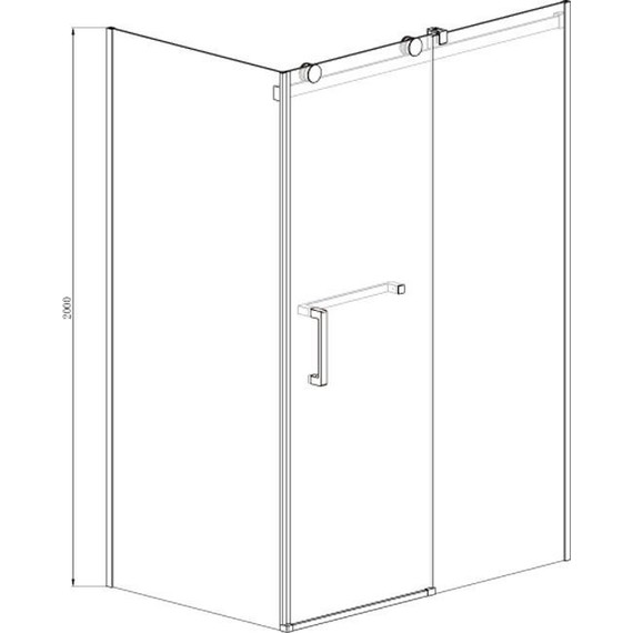 Душевое ограждение Azario Vancouver AZ-NKF1131L 120х100 см (стекло 8 мм) алюминий/прозрачное - 4 Душевое ограждение Azario Vancouver AZ-NKF1131L 120х100 см (стекло 8 мм) алюминий/прозрачное фото 4