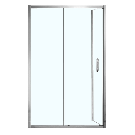 Душевое ограждение Azario Milton 120х80 см AZ-ND1131 L 1200, хром/прозрачное фото 