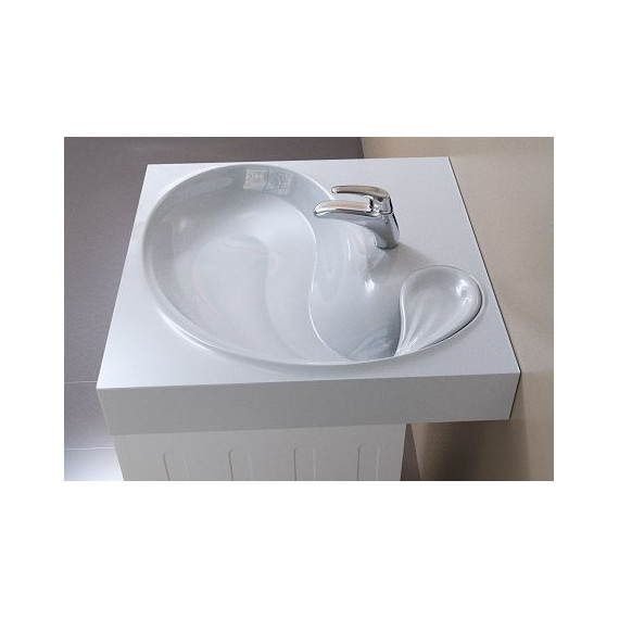 Раковина над стиральной машиной Azario Soft 60 см CS00078299 - 2 Раковина над стиральной машиной Azario Soft 60 см CS00078299 фото 2