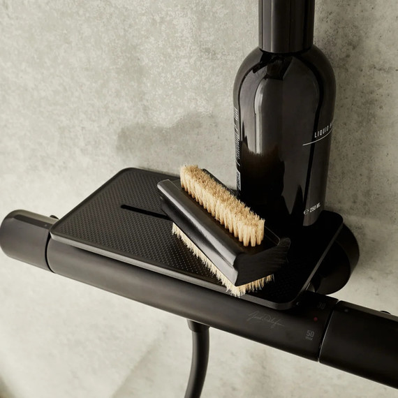 Смеситель для душа с термостатом Jacob Delafon Metro E21767-BL, черный матовый фото 3