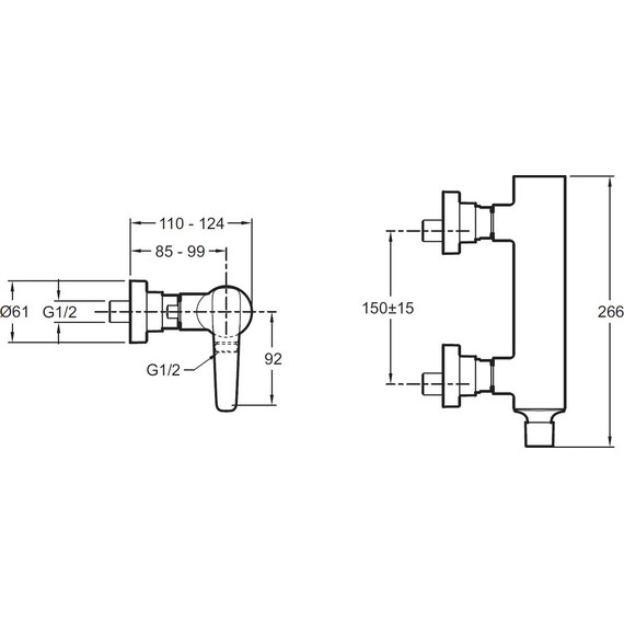 Смеситель для душа Jacob Delafon Aleo+ E72318-CP фото 2