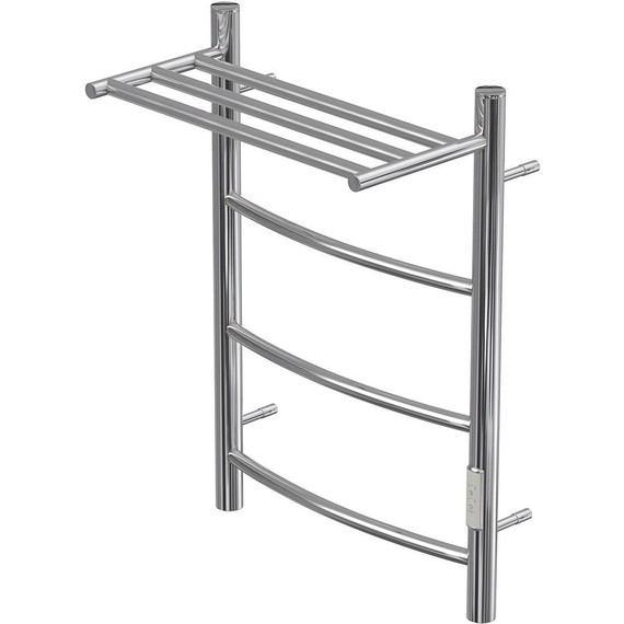 Полотенцесушитель электрический Point с полкой П3 400x600 мм PN04846P (возможность скрытого подключения) R фото 