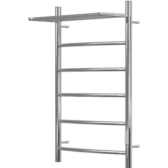 Полотенцесушитель электрический Point с полкой П5 500x800 мм PN04858P (возможность скрытого подключения) R фото 3