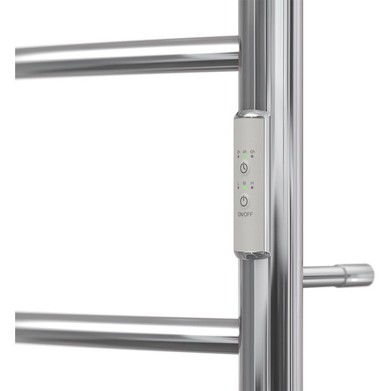 Полотенцесушитель электрический Point с полкой П5 500x800 мм PN04858P (возможность скрытого подключения) R фото 4