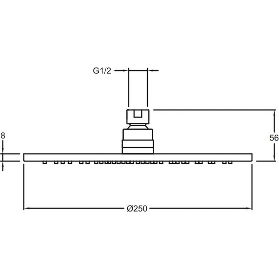 Верхний душ Jacob Delafon Toobi E21758-CP - 2 Верхний душ Jacob Delafon Toobi E21758-CP фото 2