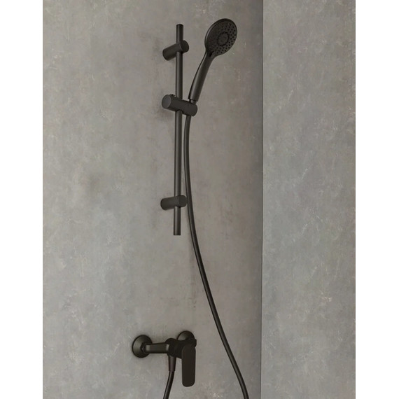 Душевой гарнитур Jacob Delafon Oscar E29848-BL, черный матовый фото 4