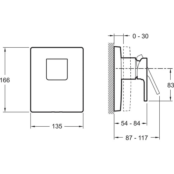 Смеситель для душа Jacob Delafon Strayt E98632-CP фото 2