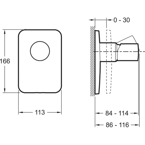 Смеситель для душа Jacob Delafon Toobi E98707-CP фото 2