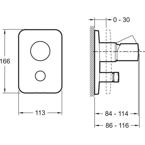 Смеситель для ванны Jacob Delafon Toobi E98719-CP фото 2