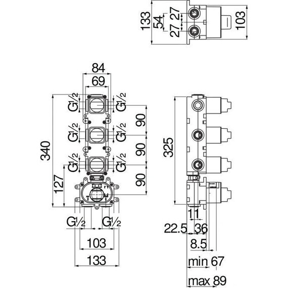 Скрытая часть Nobili Rubinetterie WE00104 фото 2