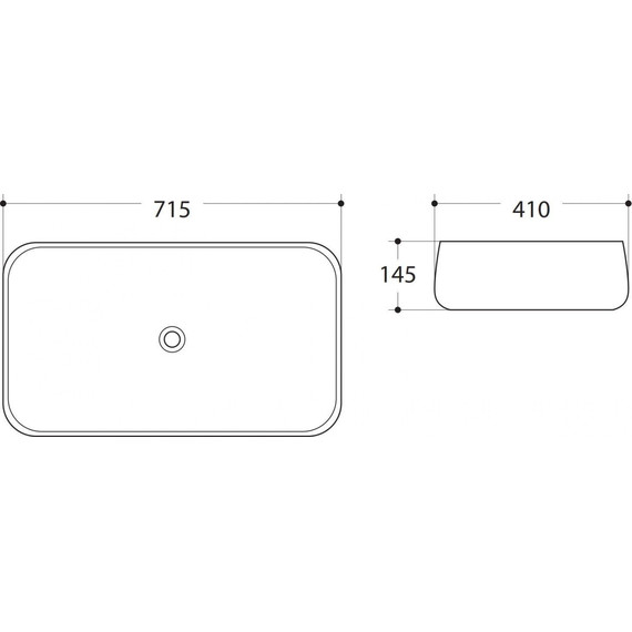 Раковина-чаша Art&Max 71 см AM-78101 - 2 Раковина-чаша Art&Max 71 см AM-78101 фото 2