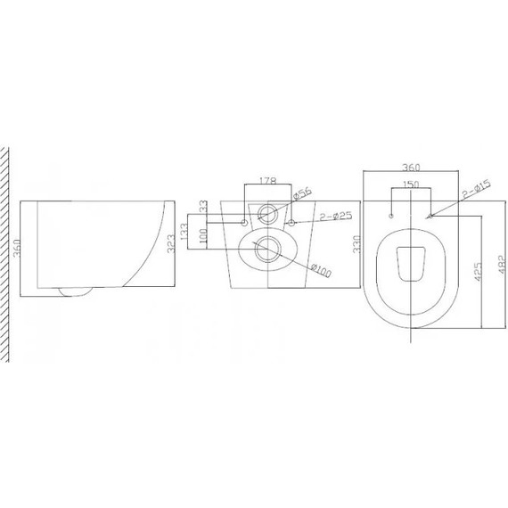 Инсталляция BelBagno BB002-80 с подвесным безободковым унитазом BelBagno Uno BB3105CHR/SC (кнопка Sfera, белая) - 13 Инсталляция BelBagno BB002-80 с подвесным безободковым унитазом BelBagno Uno BB3105CHR/SC (кнопка Sfera, белая) фото 13