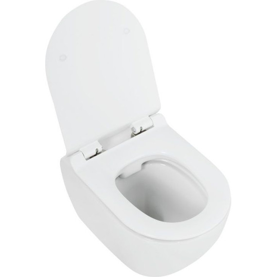 Инсталляция BelBagno BB002-80 с подвесным безободковым унитазом Cezares Stylus CZR-513-TH-R (кнопка Sfera, белая) фото 12