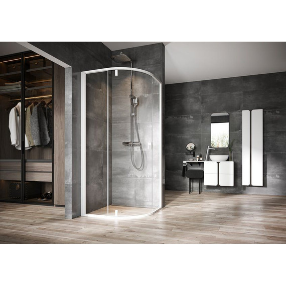 Душевое ограждение Ravak Nexty NSKK3 90 см 3O677101Z1, белый/прозрачное фото 2