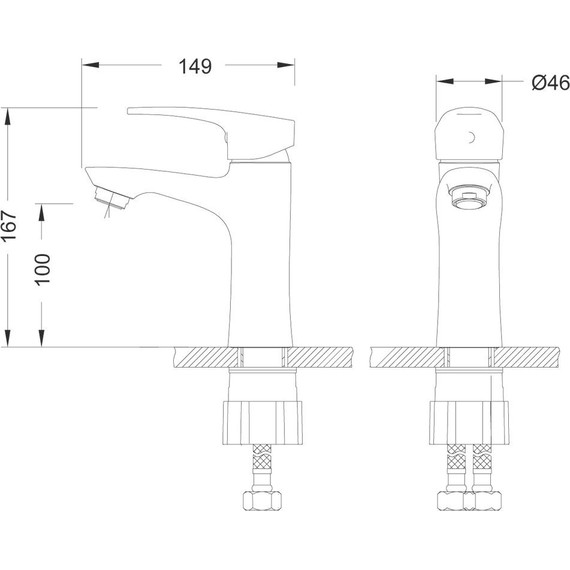 Смеситель для раковины Lemark Linara LM0406C - 3 Смеситель для раковины Lemark Linara LM0406C фото 3