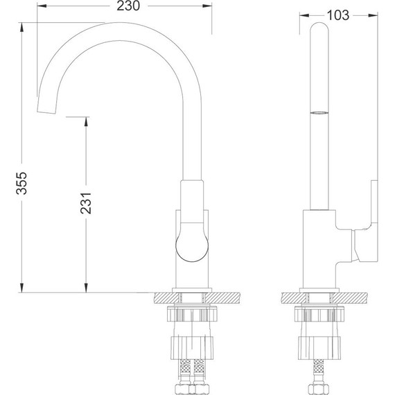 Смеситель для кухни Lemark Aura LM0605C фото 3