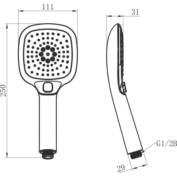 Ручной душ Lemark LM1014C фото 2