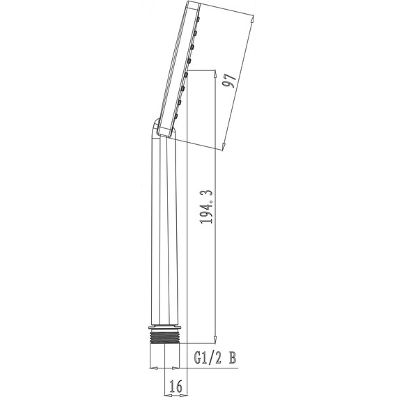 Ручной душ Lemark LM1411C фото 2